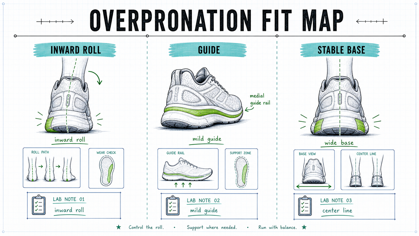 Shoe Features That Help Overpronation | ShoeFitLab