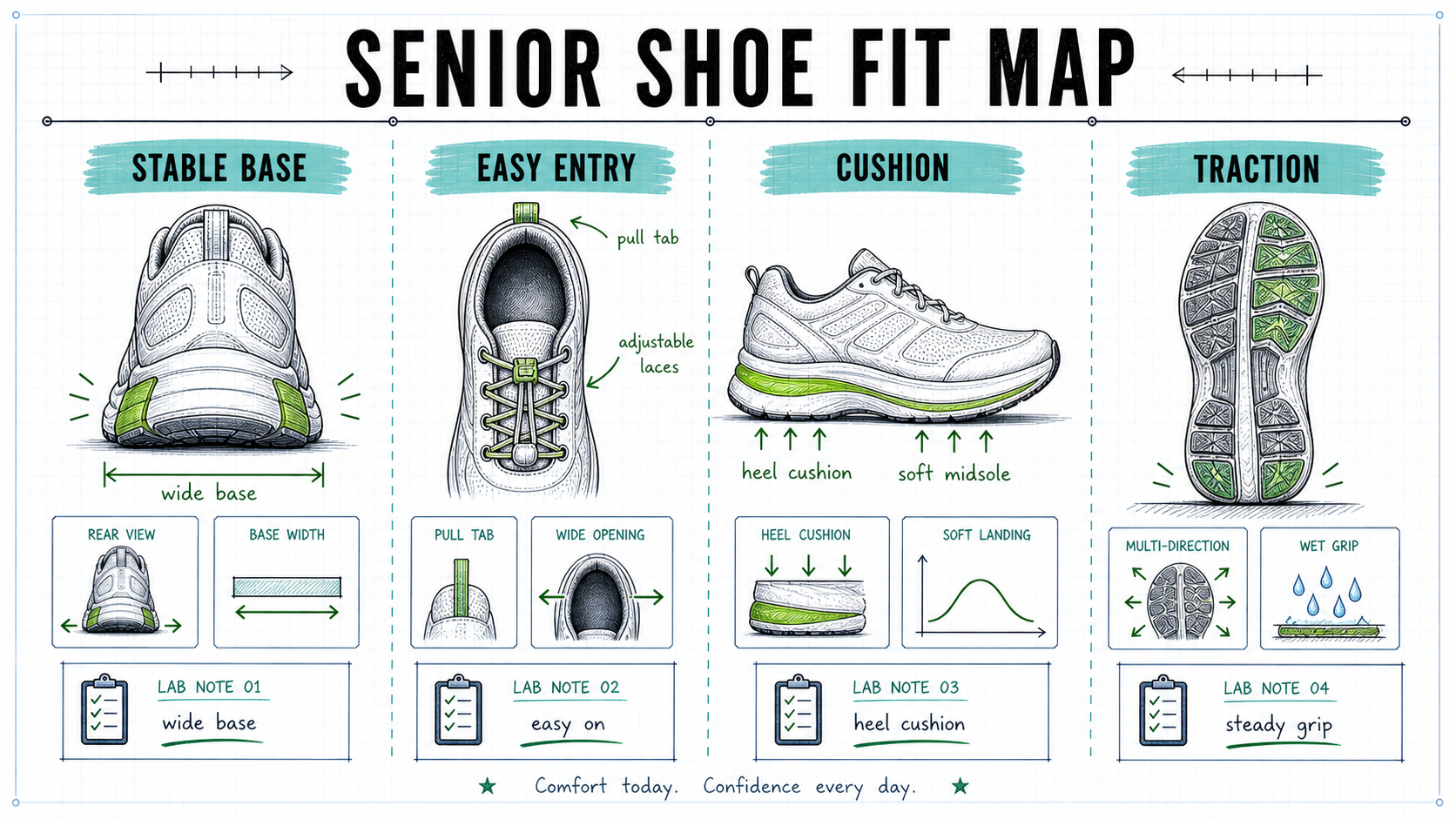 Heel R Entry Best Shoes for Seniors | ShoeFitLab